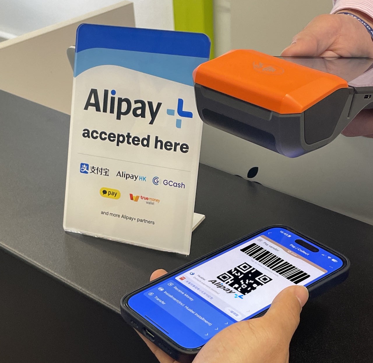 Alipay + in-store payment